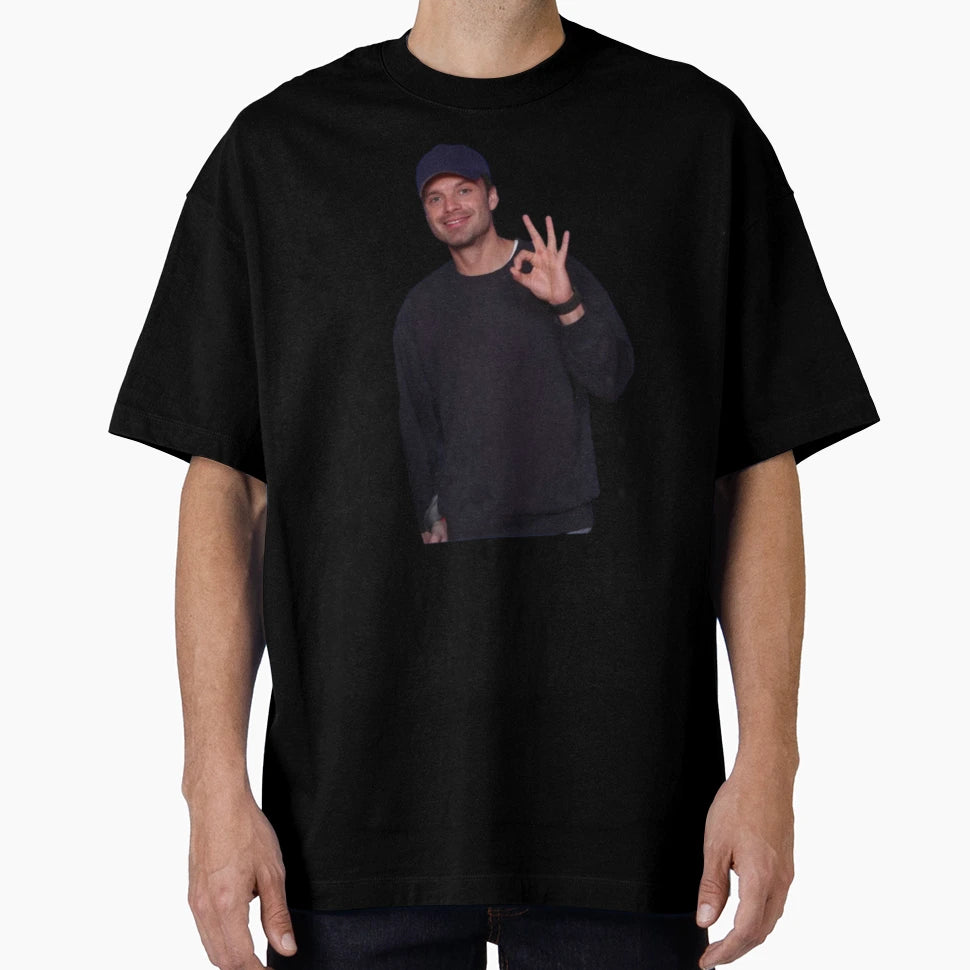 Okay Sebastian Stan T-Shirt - Aesthetic Graphic Unisex - T-Shirt, Sweatshirt, Hoodie