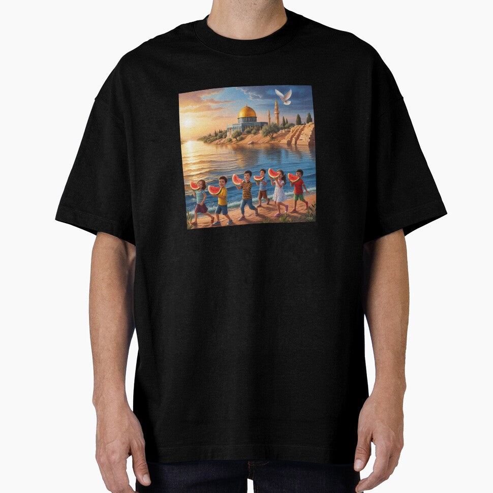 From River to Sea: Free Children by Summer Sunshine - Adult & Kids T-Shirts, Sweatshirts & Hoodies apparel design preview 1