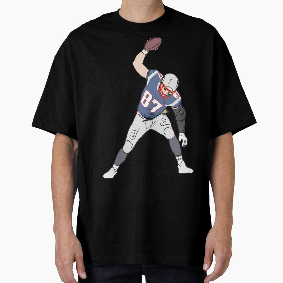 Gronk Spike American Football Legend T-Shirt - Custom Art Print Men Women - T-Shirt, Sweatshirt, Hoodie