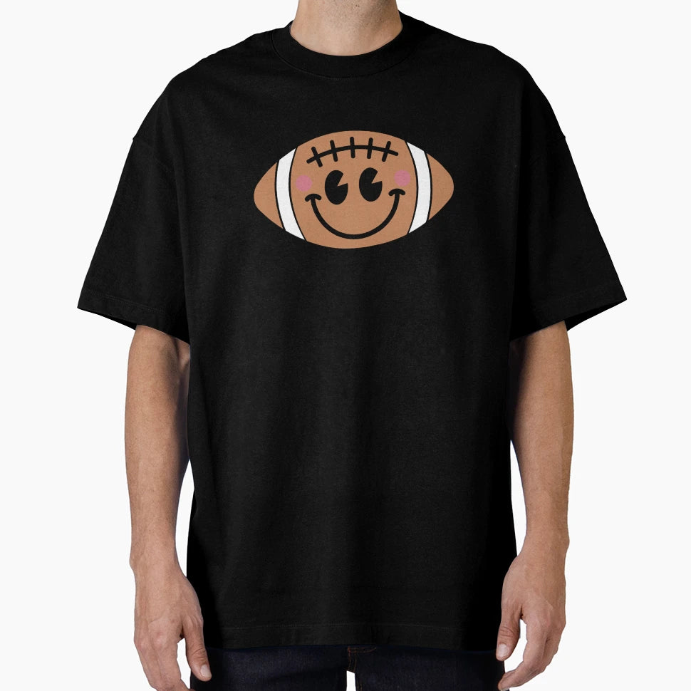 Smiling American Football T-Shirt - Casual Everyday Wear Unisex - T-Shirt, Sweatshirt, Hoodie