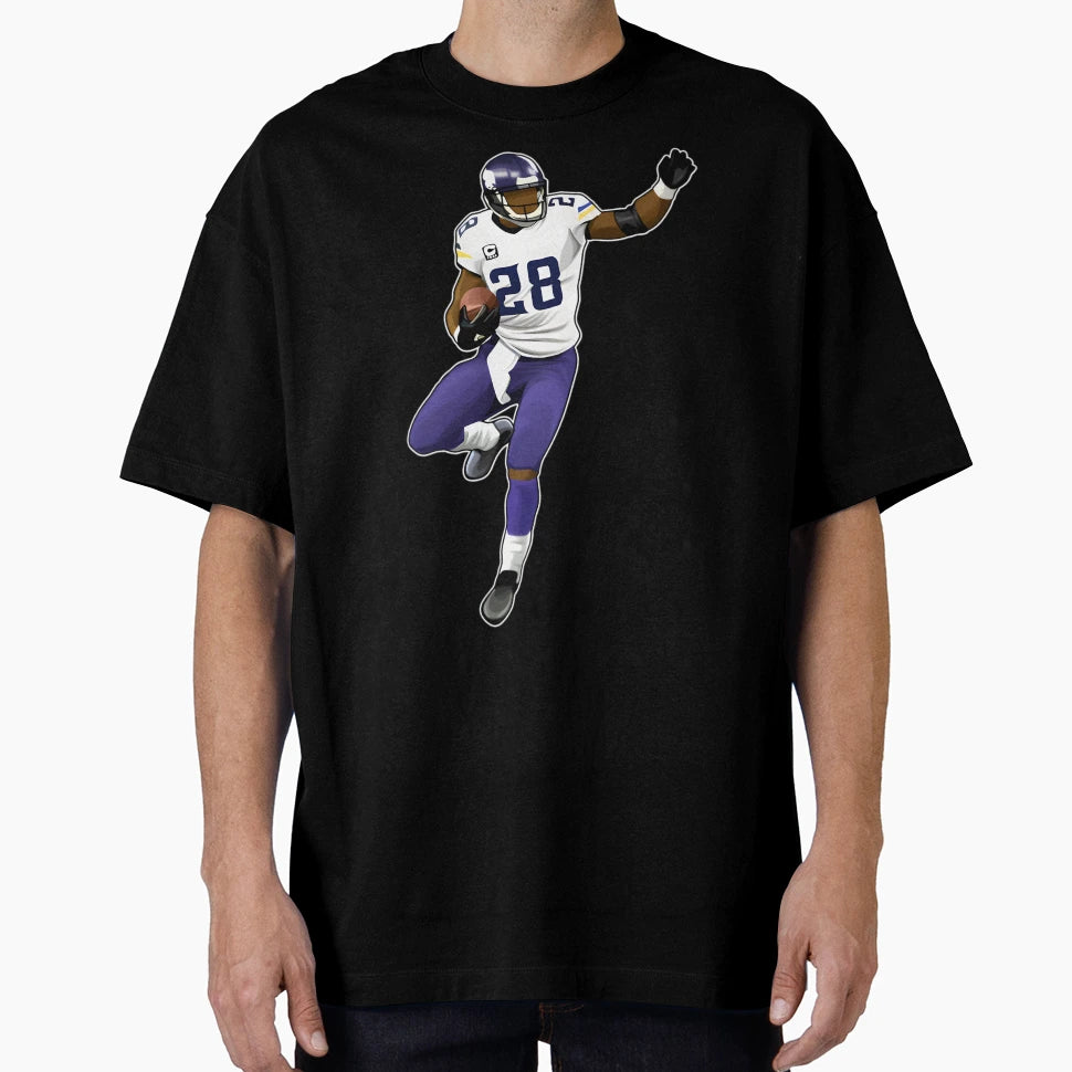 Adrian Peterson Jump Over T-Shirt - Trendy Graphic Unisex - T-Shirt, Sweatshirt, Hoodie