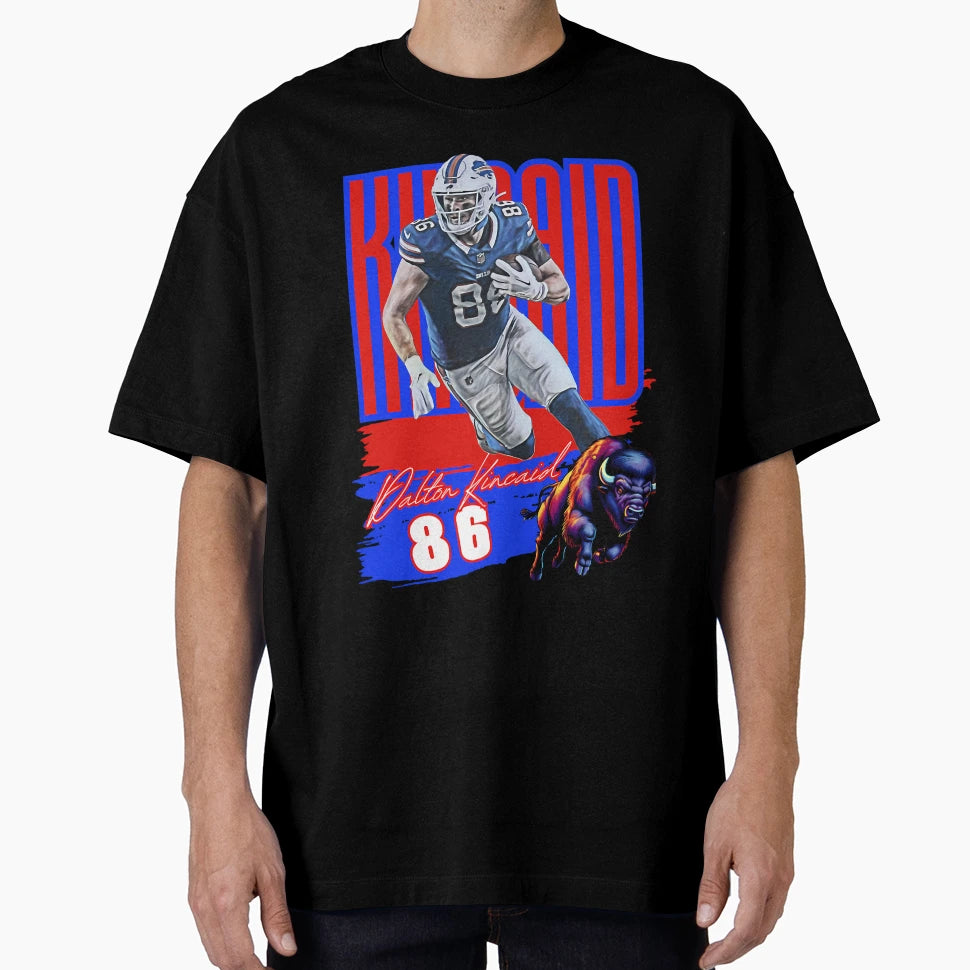Dalton Kincaid Buffalo Bills Football T-Shirt - Trendy Graphic for Adults - T-Shirt, Sweatshirt, Hoodie