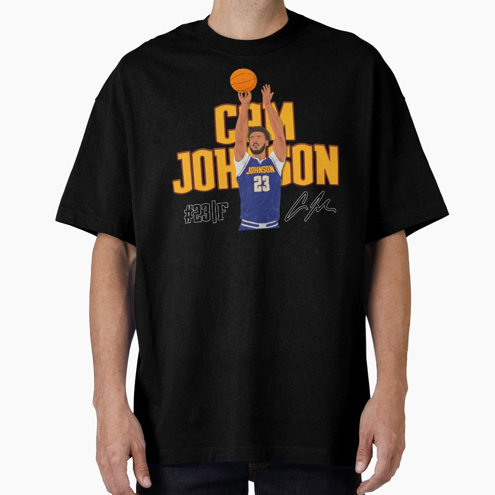 Cam Johnson Denver Basketball T-Shirt - Fun Novelty Design Unisex - T-Shirt, Sweatshirt, Hoodie