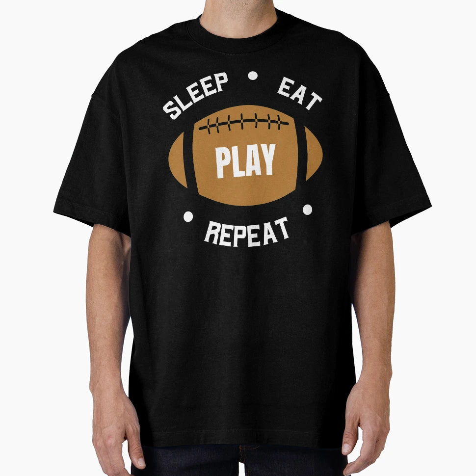 Eat Sleep Play Repeat T-Shirt - Trendy Graphic Unisex - T-Shirt, Sweatshirt, Hoodie
