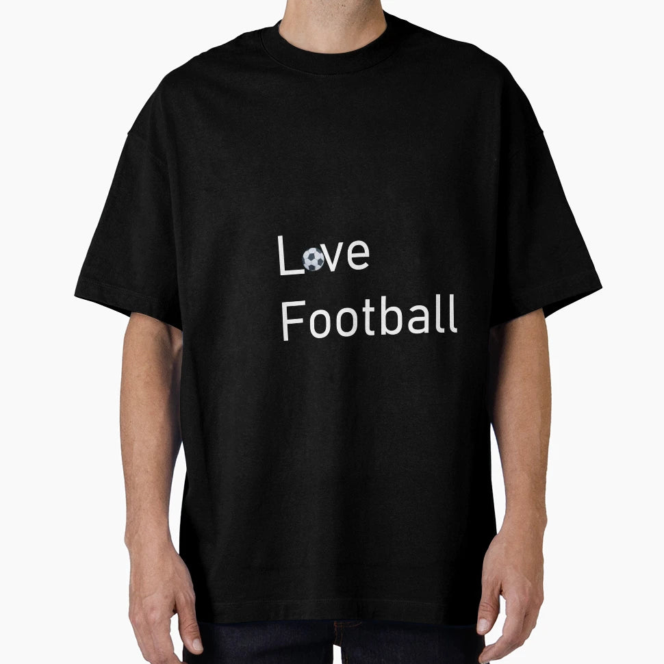 I Love Football T-Shirt - Aesthetic Graphic for Adults - T-Shirt, Sweatshirt, Hoodie