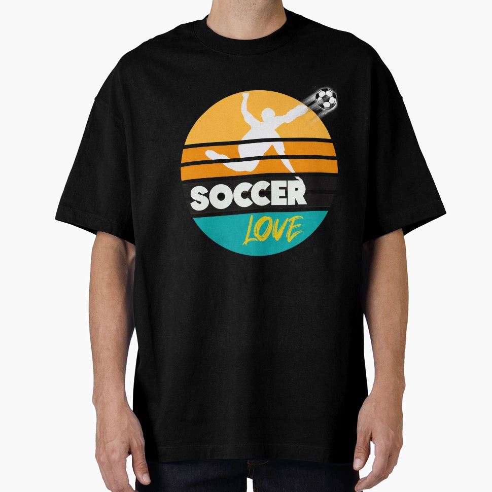 Soccer Love T-Shirt - Aesthetic Graphic for Adults - T-Shirt, Sweatshirt, Hoodie
