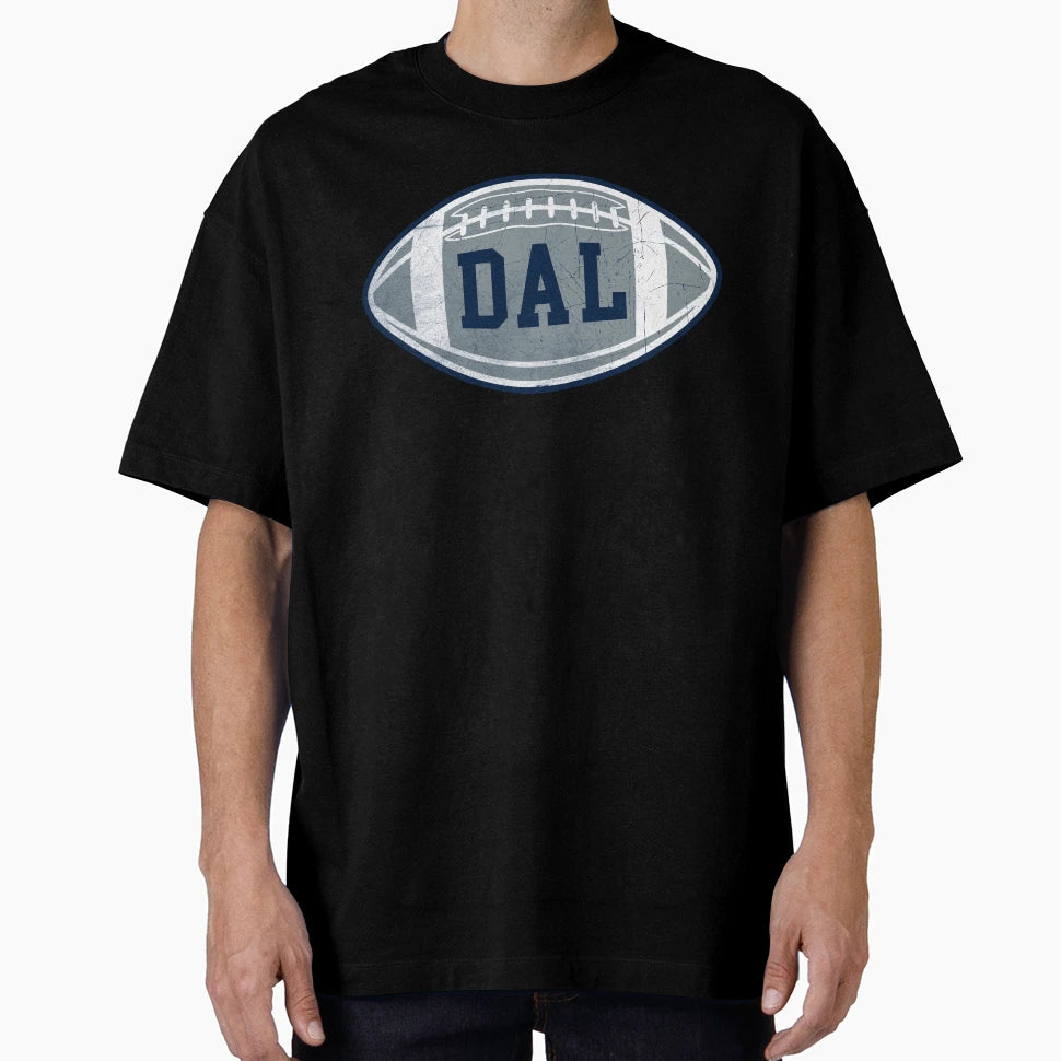 Dallas Throwback Football T-Shirt - Fun Novelty Design for Adults - T-Shirt, Sweatshirt, Hoodie