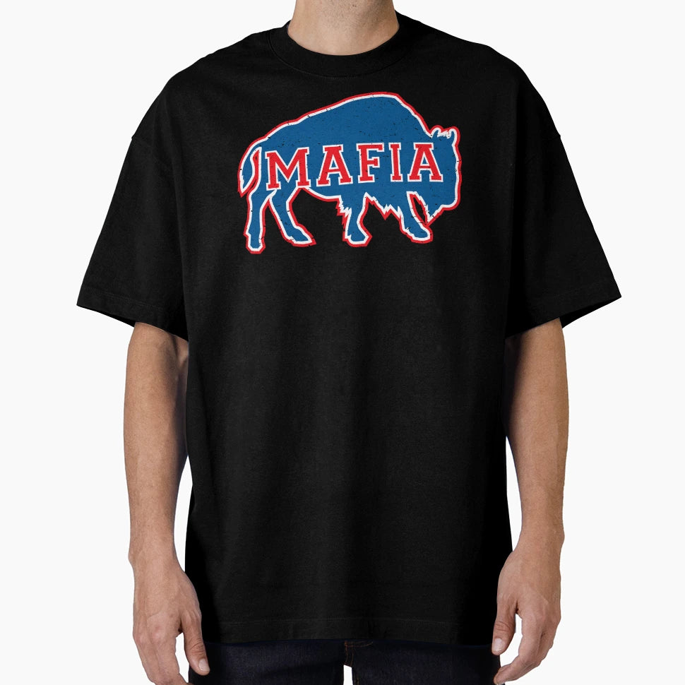 Bills Mafia V Football Fan T-Shirt - Trendy Graphic for Adults - T-Shirt, Sweatshirt, Hoodie