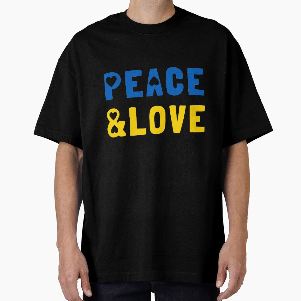 Peace And Love T-Shirt - Graphic Print for Adults - T-Shirt, Sweatshirt, Hoodie