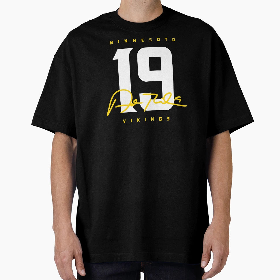 Vikings Adam Thielen 19 Signature T-Shirt - Unique Graphic Men Women - T-Shirt, Sweatshirt, Hoodie
