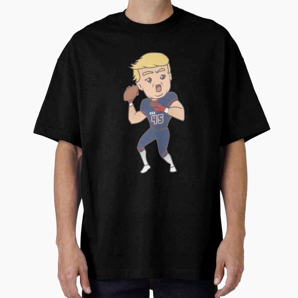 Trump Football T-Shirt - Minimalist Print for Adults - T-Shirt, Sweatshirt, Hoodie