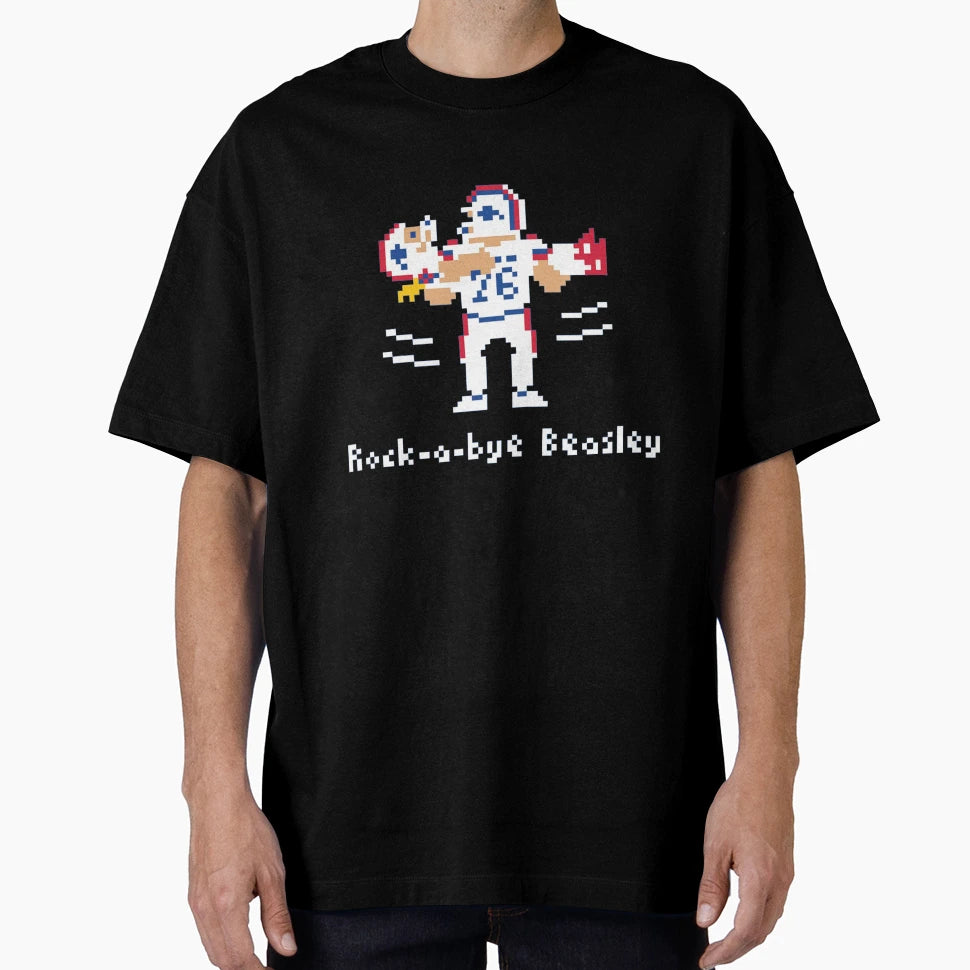 Rock Bye Beasley Funny Football T-Shirt - Minimalist Print for Adults - T-Shirt, Sweatshirt, Hoodie