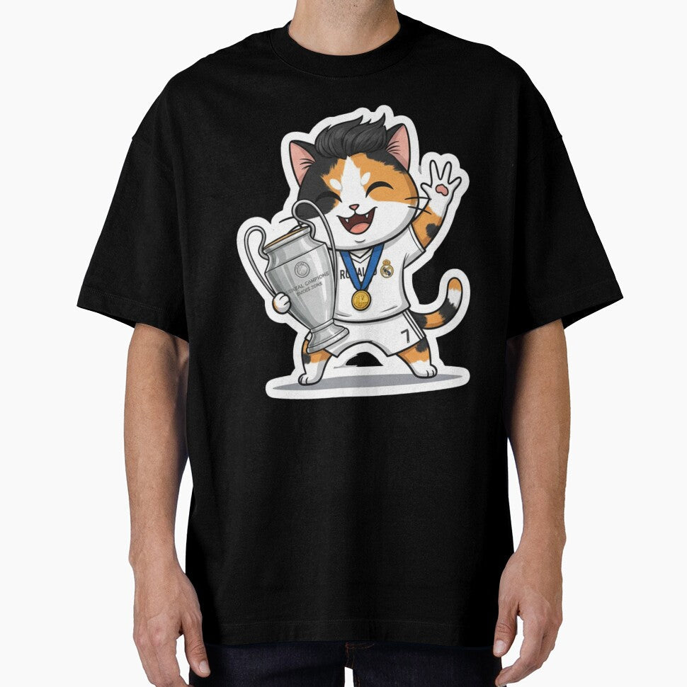 Kitten Ucl Tittle Ronaldo by ArsyArt - Adult & Kids T-Shirts, Sweatshirts & Hoodies apparel design preview 1