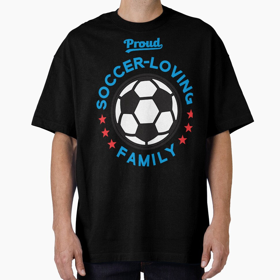 Proud Soccer-Loving Family by Vector-Artist - Adult & Kids T-Shirts, Sweatshirts & Hoodies apparel design preview 1