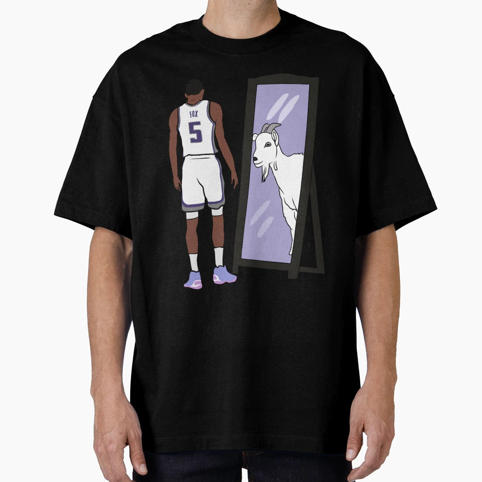 Deaaron Fox Mirror Goat T-Shirt - Unique Graphic Men Women - T-Shirt, Sweatshirt, Hoodie