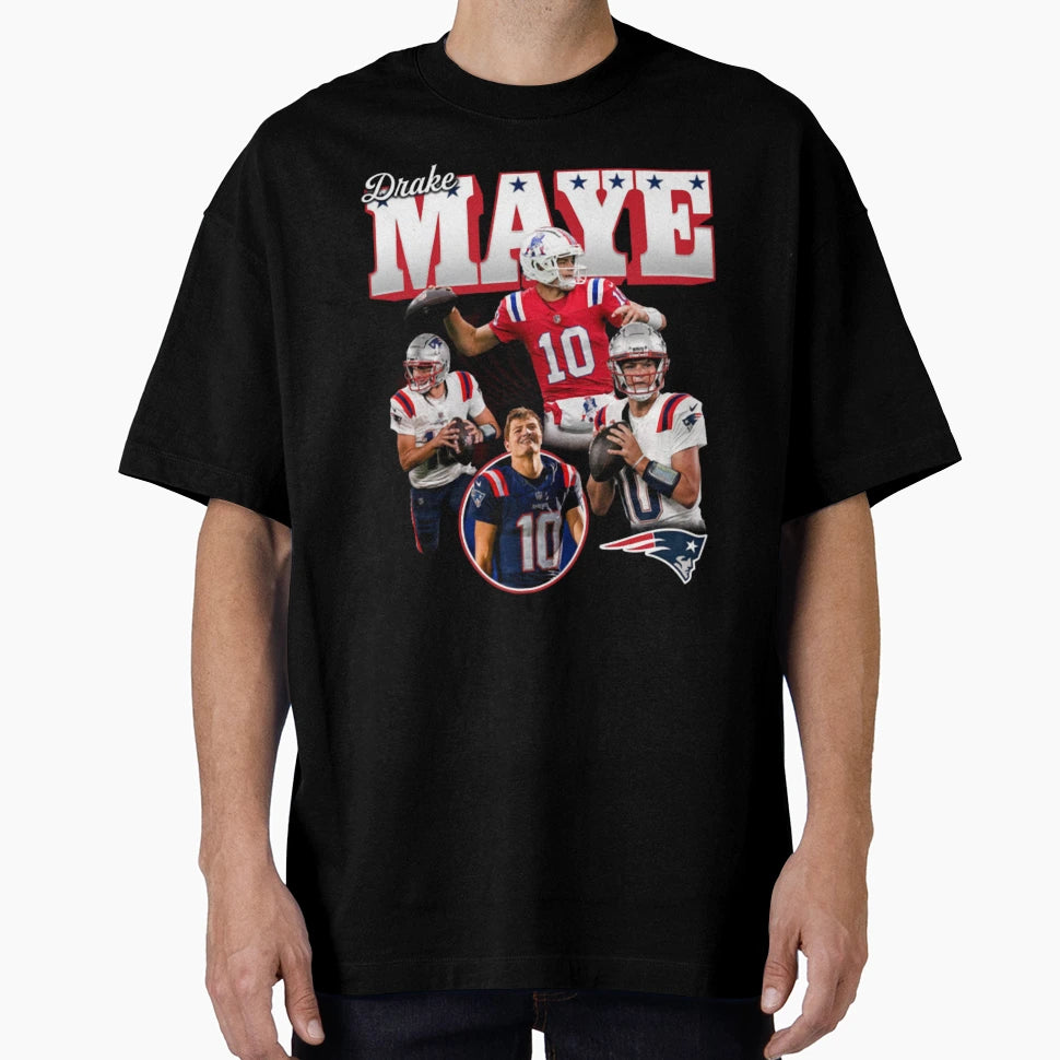 Drake Maye T-Shirt - Aesthetic Graphic for Adults - T-Shirt, Sweatshirt, Hoodie
