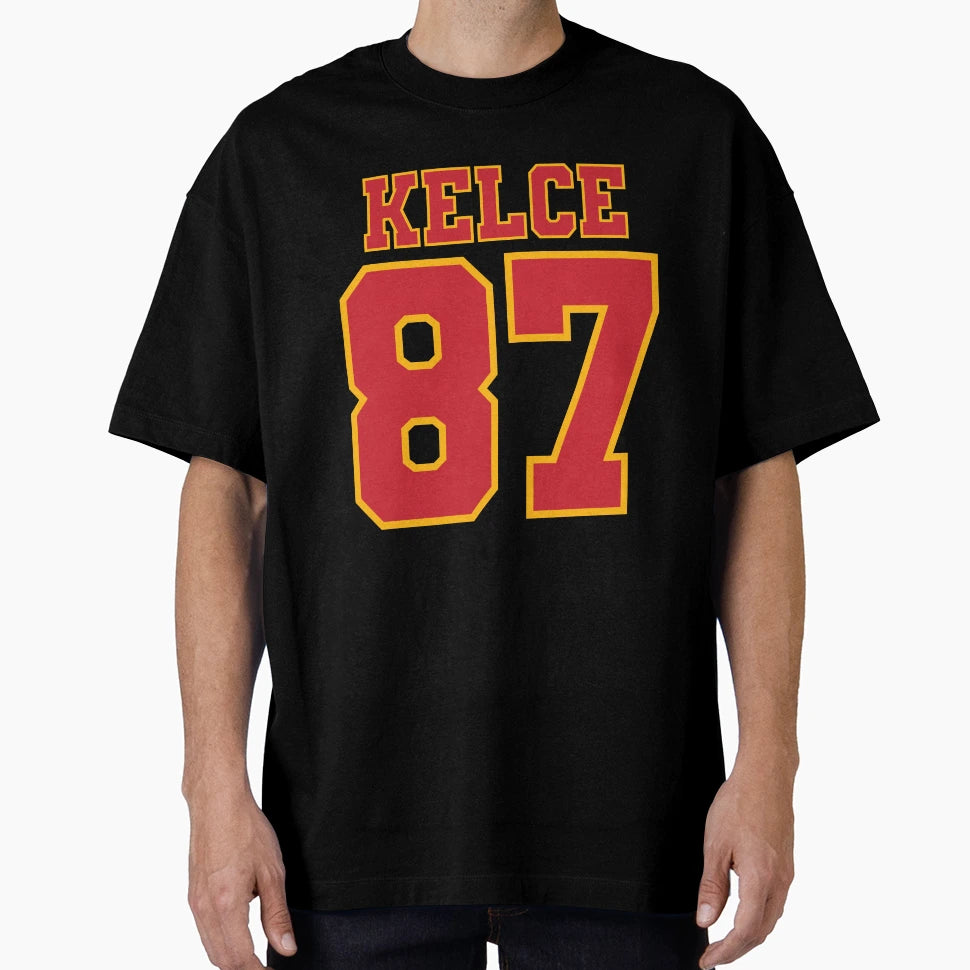 Swift Kelce 87 White T-Shirt - Casual Everyday Wear Men Women - T-Shirt, Sweatshirt, Hoodie