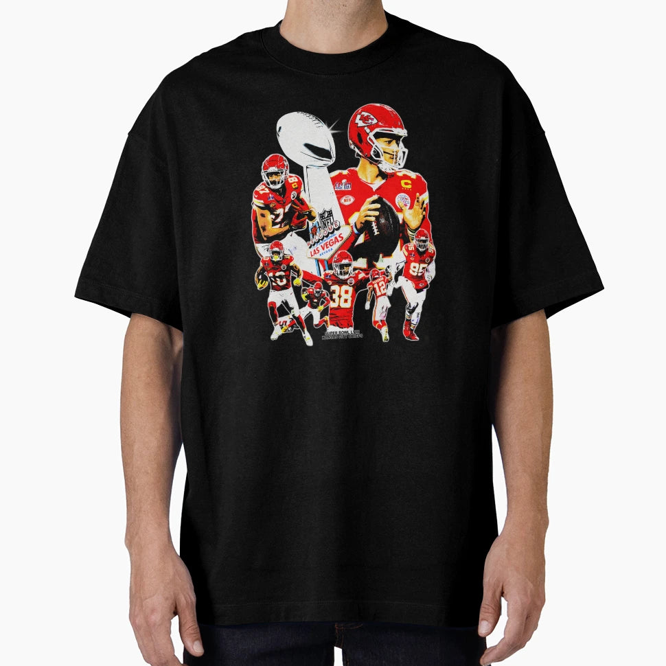 Kansas City Super Bowl Lviii Champs T-Shirt - Graphic Print for Adults - T-Shirt, Sweatshirt, Hoodie