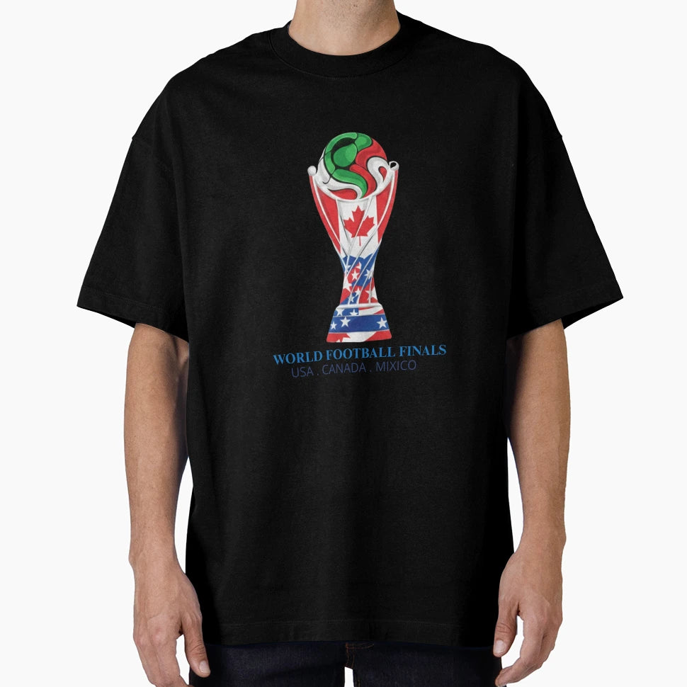 World Football Finals Trophy Usa Canada T-Shirt - Novelty Apparel Unisex - T-Shirt, Sweatshirt, Hoodie