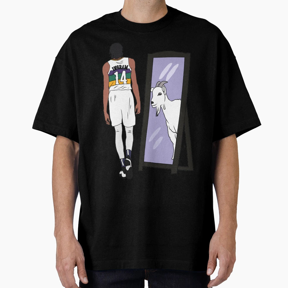 Brandon Ingram Mirror Goat New Orleans T-Shirt - Minimalist Print Unisex - T-Shirt, Sweatshirt, Hoodie
