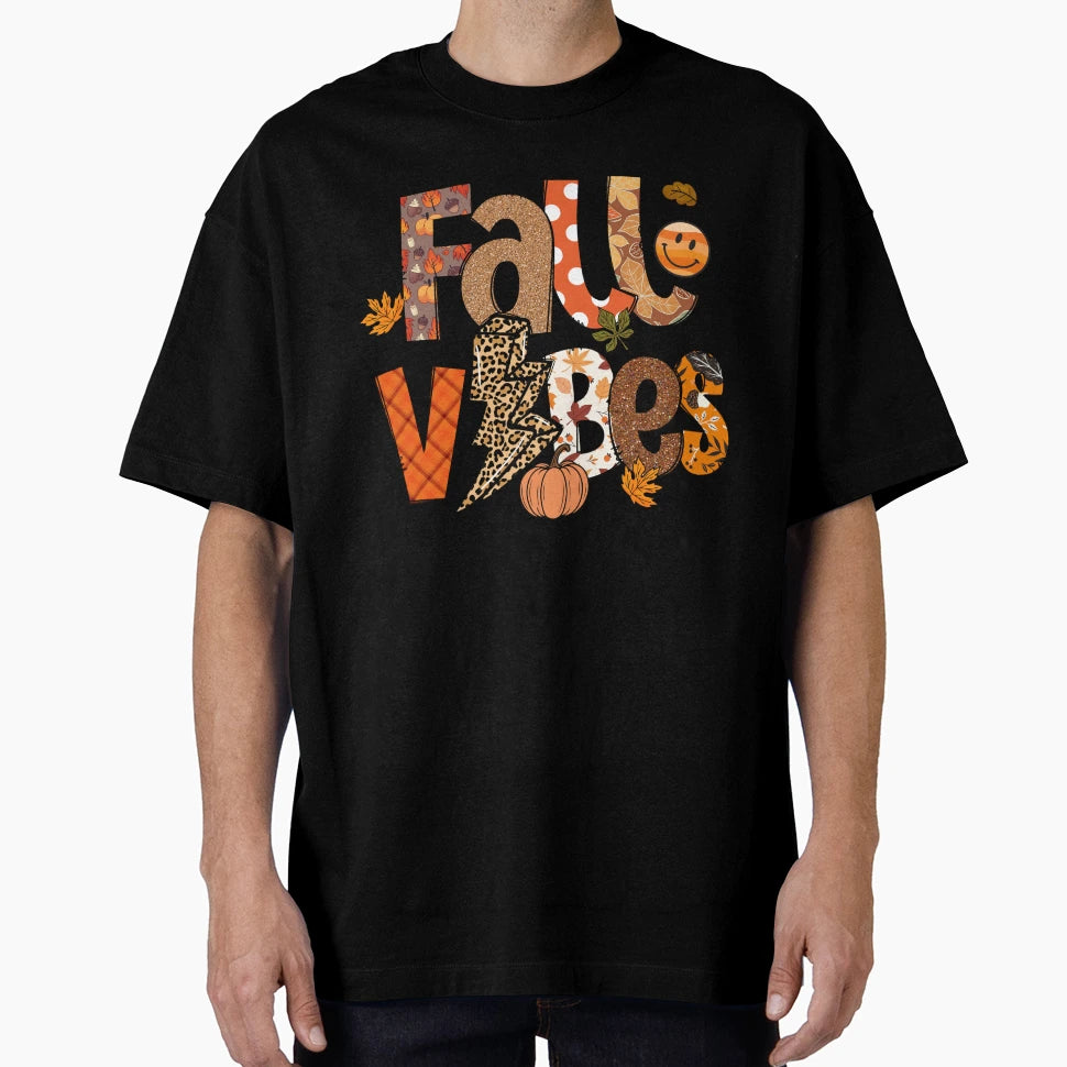 Fall Vibes T-Shirt - Custom Art Print Unisex - T-Shirt, Sweatshirt, Hoodie