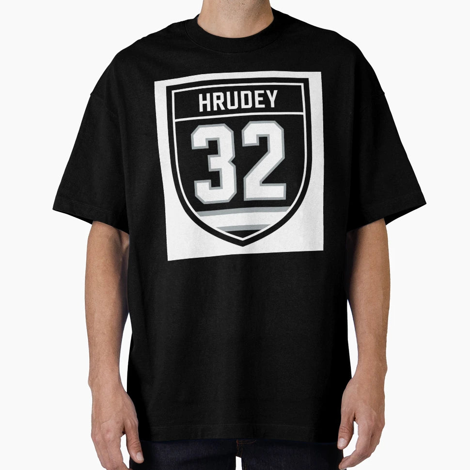 Hrudey 32 Emblem T-Shirt - Aesthetic Graphic Men Women - T-Shirt, Sweatshirt, Hoodie