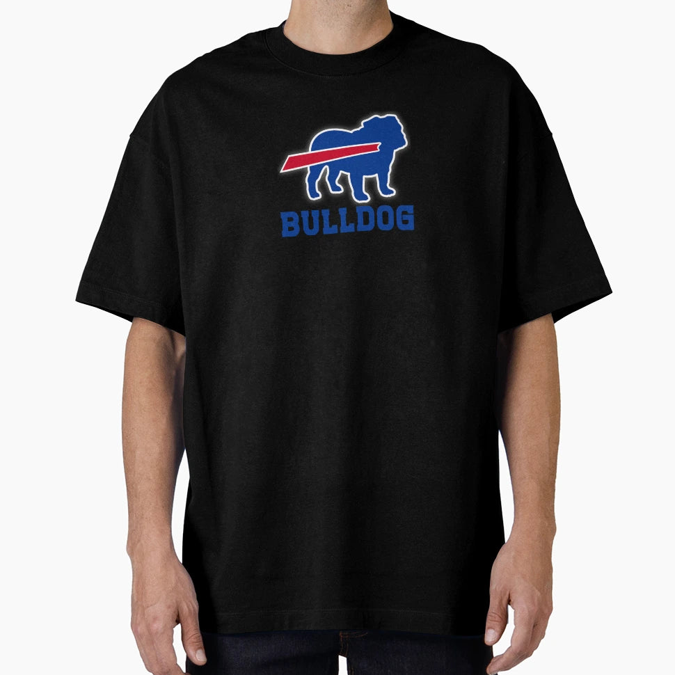 Buffalo Bills English Bulldog T-Shirt - Graphic Print Men Women - T-Shirt, Sweatshirt, Hoodie