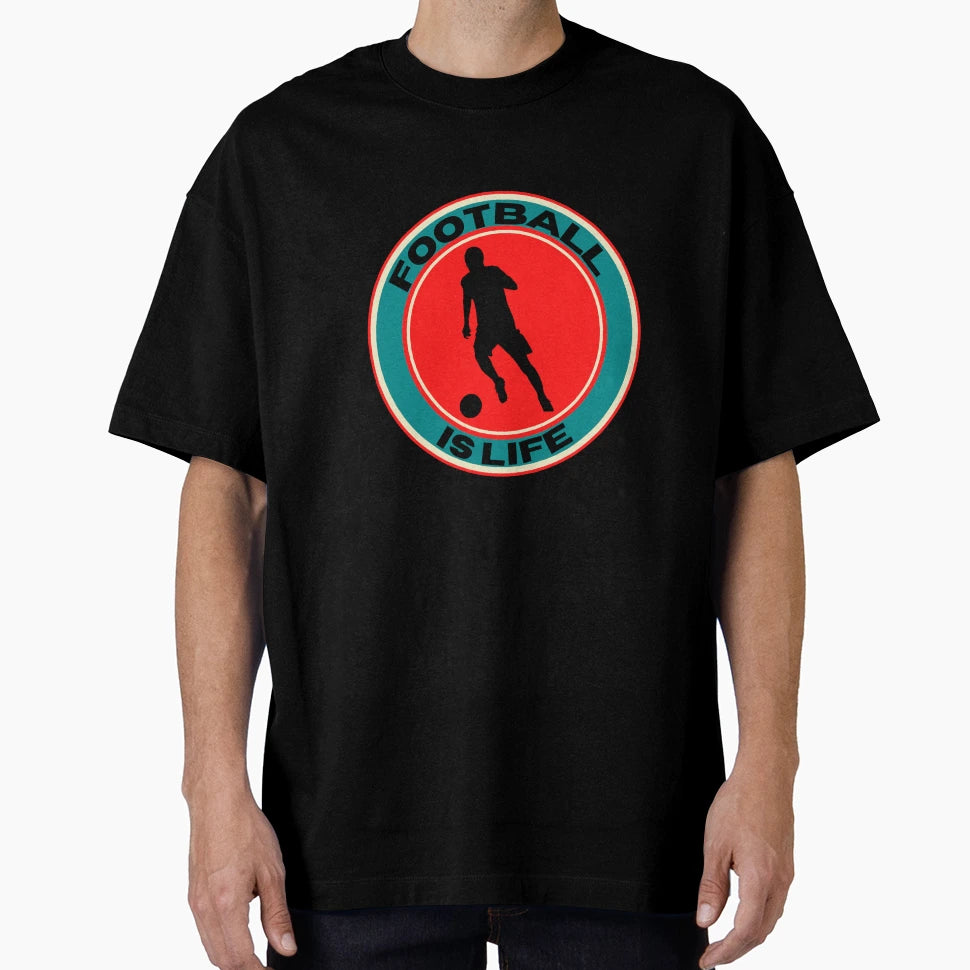 Football Is Life T-Shirt - Unique Graphic for Adults - T-Shirt, Sweatshirt, Hoodie