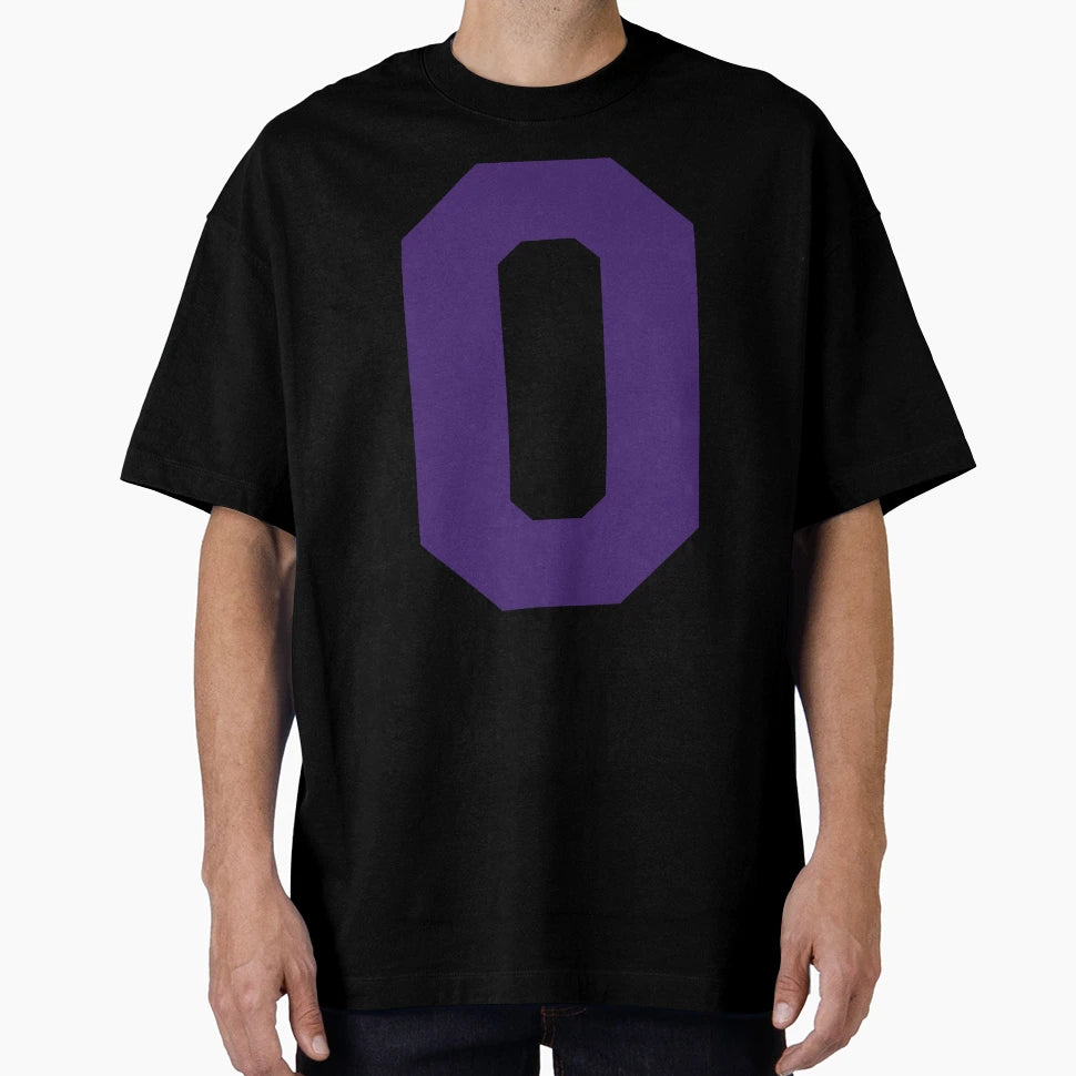 Alphabet Purple O Sports Letter O T-Shirt - Casual Everyday Wear Men Women - T-Shirt, Sweatshirt, Hoodie