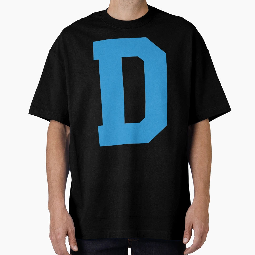 Alphabet Blue D Sports Letter D T-Shirt - Unique Graphic for Adults - T-Shirt, Sweatshirt, Hoodie
