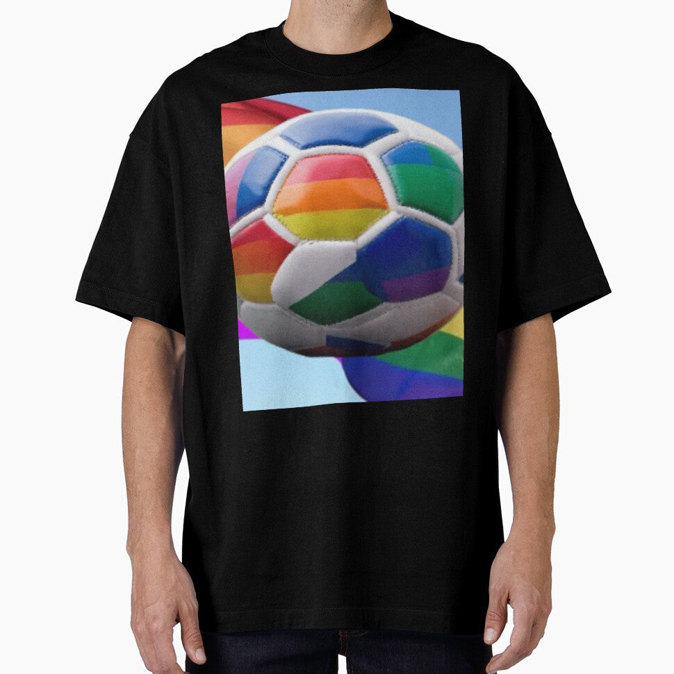 Gay Pride Soccer Ball Equality on the Field by - Adult & Kids T-Shirts, Sweatshirts & Hoodies apparel design preview 1