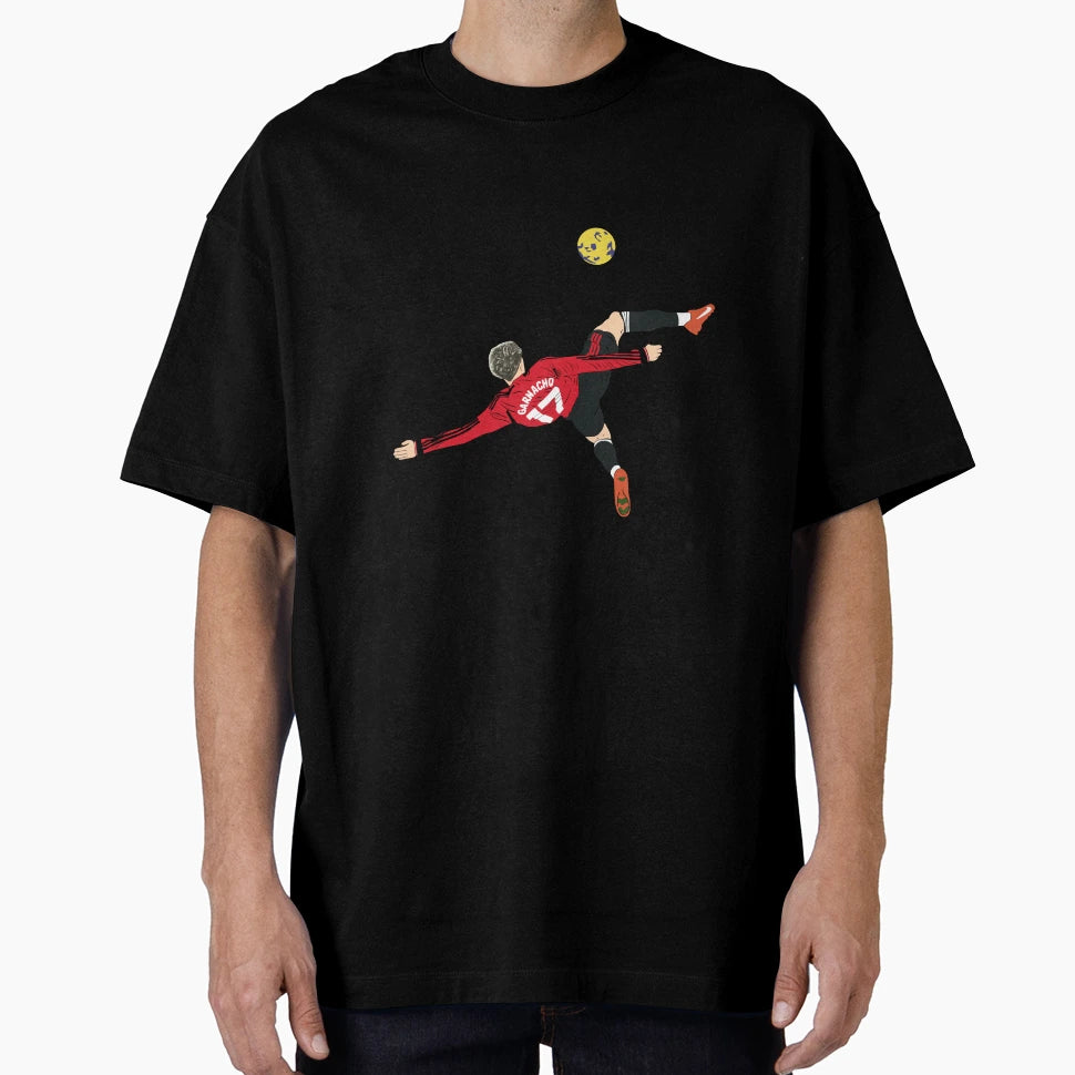 Alejandro Garnacho Bicycle Kick T-Shirt - Streetwear Style Men Women - T-Shirt, Sweatshirt, Hoodie