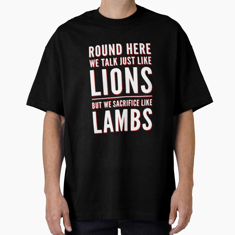 Lions And Lambs Version 4 T-Shirt - Fun Novelty Design Unisex - T-Shirt, Sweatshirt, Hoodie