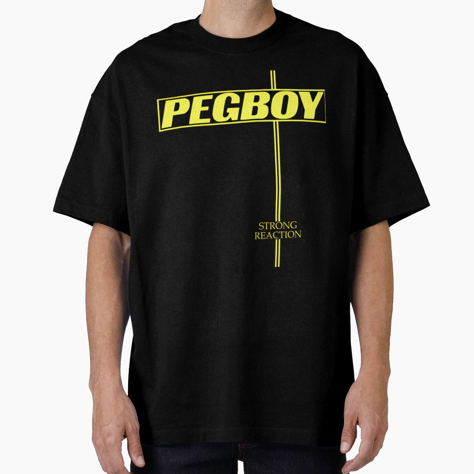 Pegboy Band Strong Reaction T-Shirt - Graphic Print Unisex - T-Shirt, Sweatshirt, Hoodie