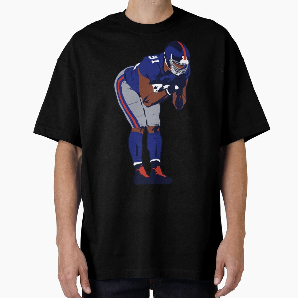 Justin Tuck T-Shirt - Custom Art Print for Adults - T-Shirt, Sweatshirt, Hoodie