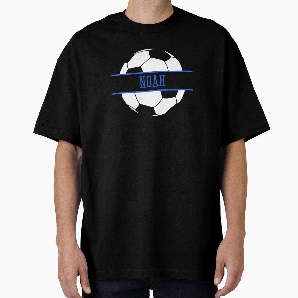 Noah Name Personalized Soccer Ball by AtriumHouse - Adult & Kids T-Shirts, Sweatshirts & Hoodies apparel design preview 1