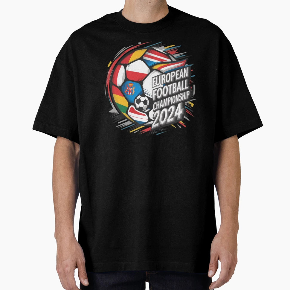 European Football Championship Germany T-Shirt - Custom Art Print Unisex - T-Shirt, Sweatshirt, Hoodie