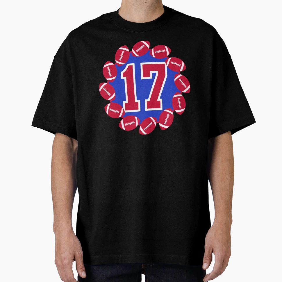 Lets Go Buffalo 17 Allen Stickerpack T-Shirt - Minimalist Print Men Women - T-Shirt, Sweatshirt, Hoodie