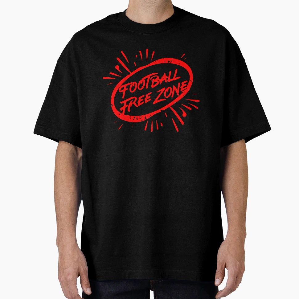 Football Free Zone T-Shirt - Graphic Print for Adults - T-Shirt, Sweatshirt, Hoodie