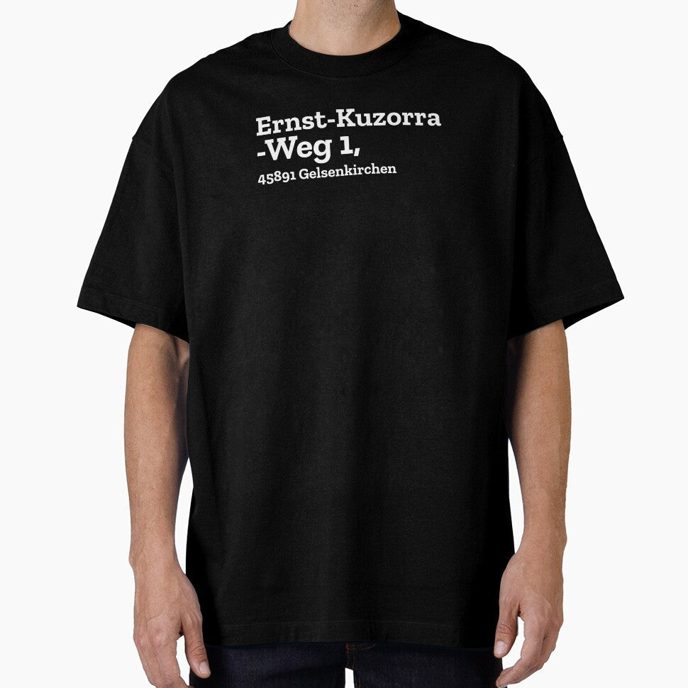 Schalke Stadium Address by The Chuck Wagon - Adult & Kids T-Shirts, Sweatshirts & Hoodies apparel design preview 1