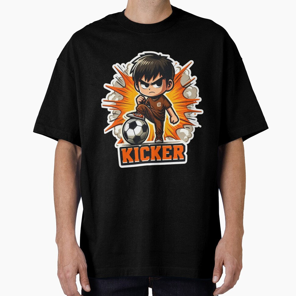 Soccer Spark: Kicker by rj-avant-garde - Adult & Kids T-Shirts, Sweatshirts & Hoodies apparel design preview 1