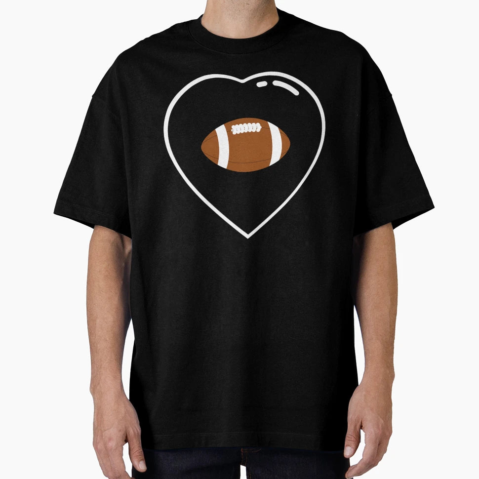 Black Heart Soccer Ball T-Shirt - Minimalist Print Unisex - T-Shirt, Sweatshirt, Hoodie