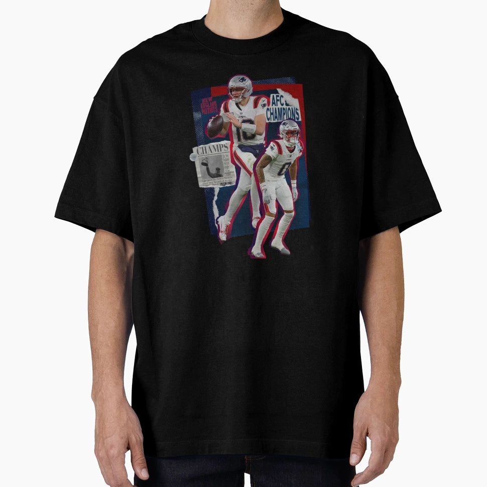 New England Patriots T-Shirt - Minimalist Print for Adults - T-Shirt, Sweatshirt, Hoodie