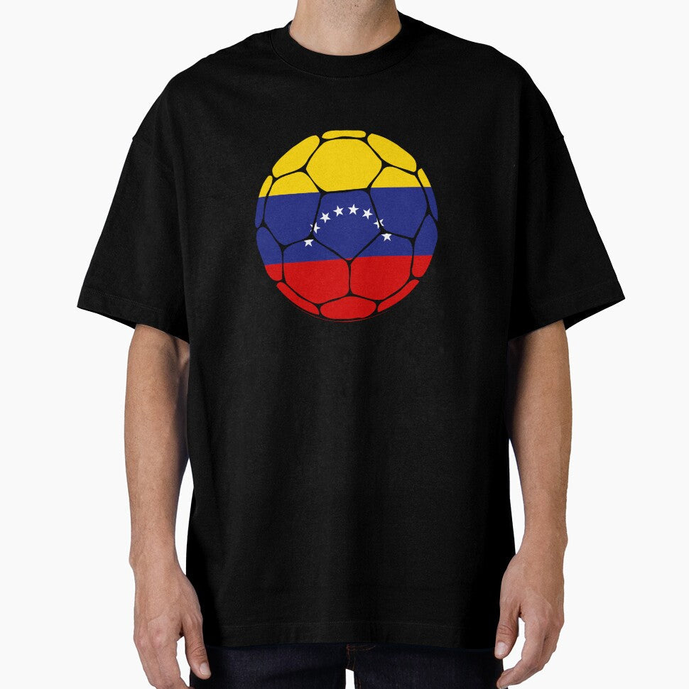 Venezuela Soccer Ball by ehgraphics15 - Adult & Kids T-Shirts, Sweatshirts & Hoodies apparel design preview 1