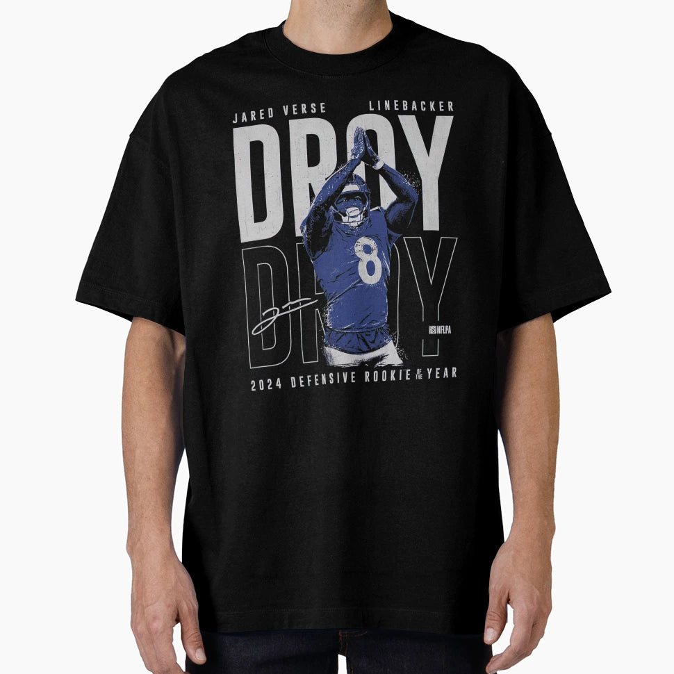 Jared Verse Los Angeles R 2024 Droy T-Shirt - Trendy Graphic Men Women - T-Shirt, Sweatshirt, Hoodie