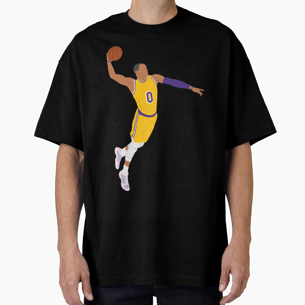 Russell Westbrook Dunk Highlights T-Shirt - Casual Everyday Wear for Adults - T-Shirt, Sweatshirt, Hoodie