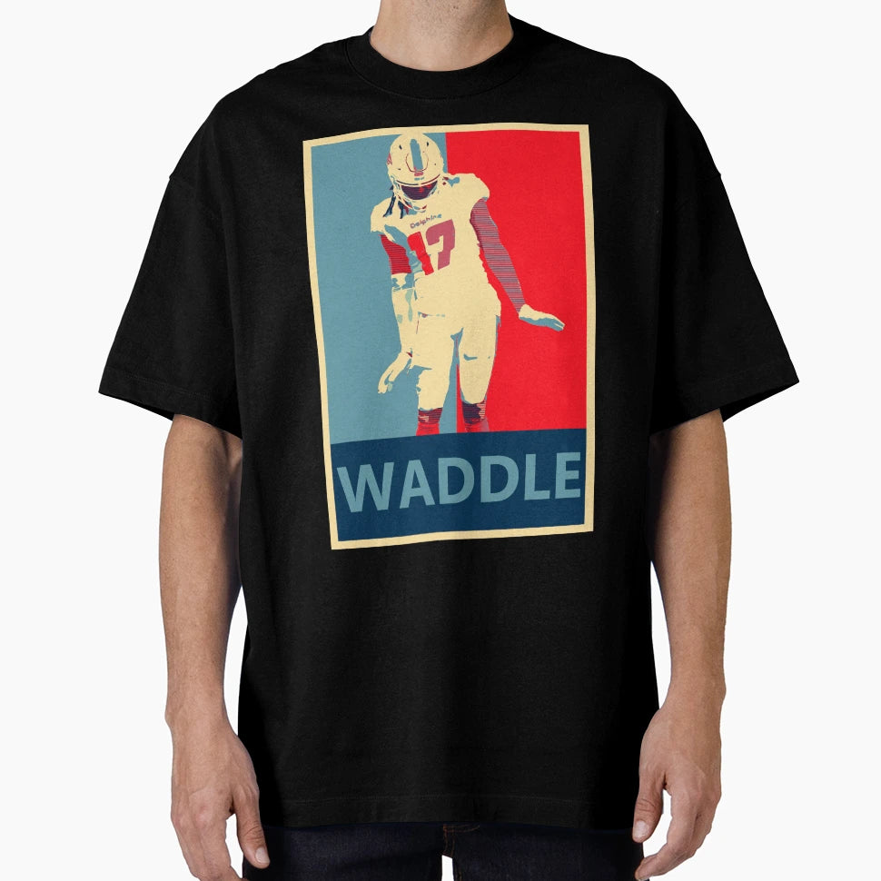 Jaylen Waddle Waddle Dance T-Shirt - Novelty Apparel Unisex - T-Shirt, Sweatshirt, Hoodie