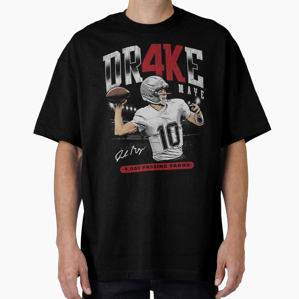 Drake Maye New England 4K T-Shirt - Streetwear Style Unisex - T-Shirt, Sweatshirt, Hoodie