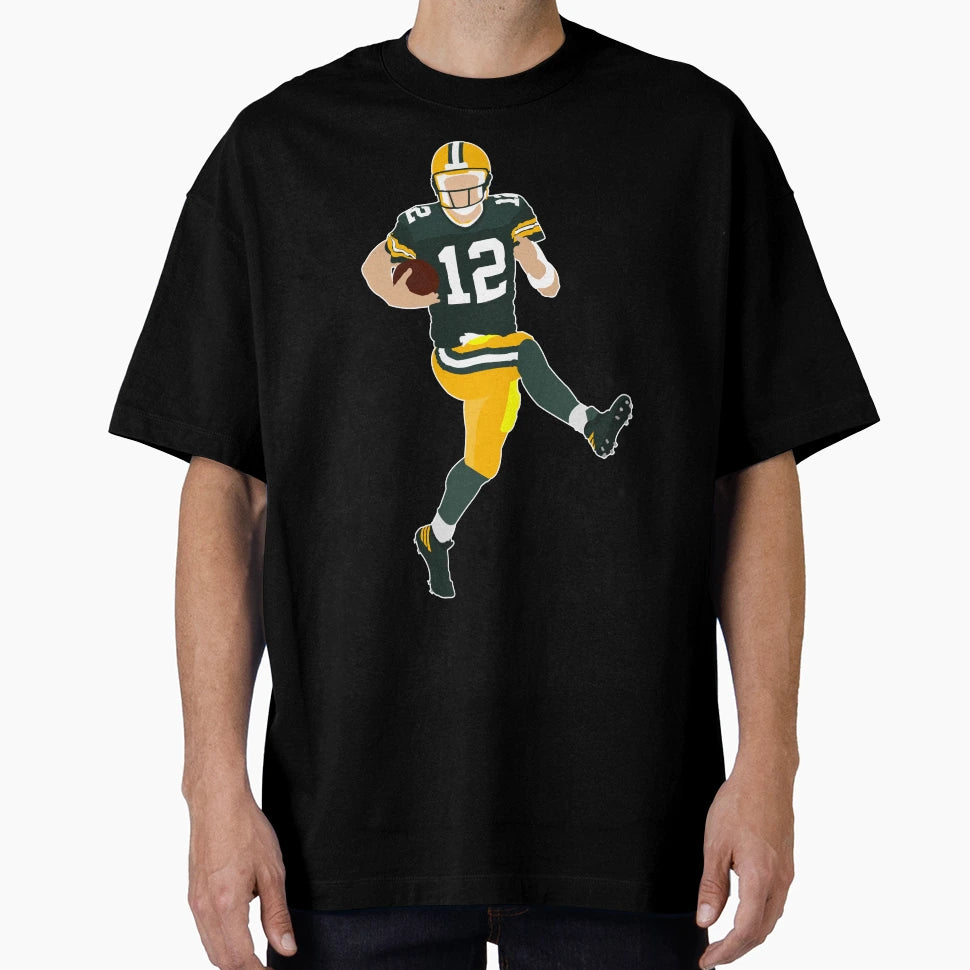 Green Bay Quarterback T-Shirt - Graphic Print Unisex - T-Shirt, Sweatshirt, Hoodie