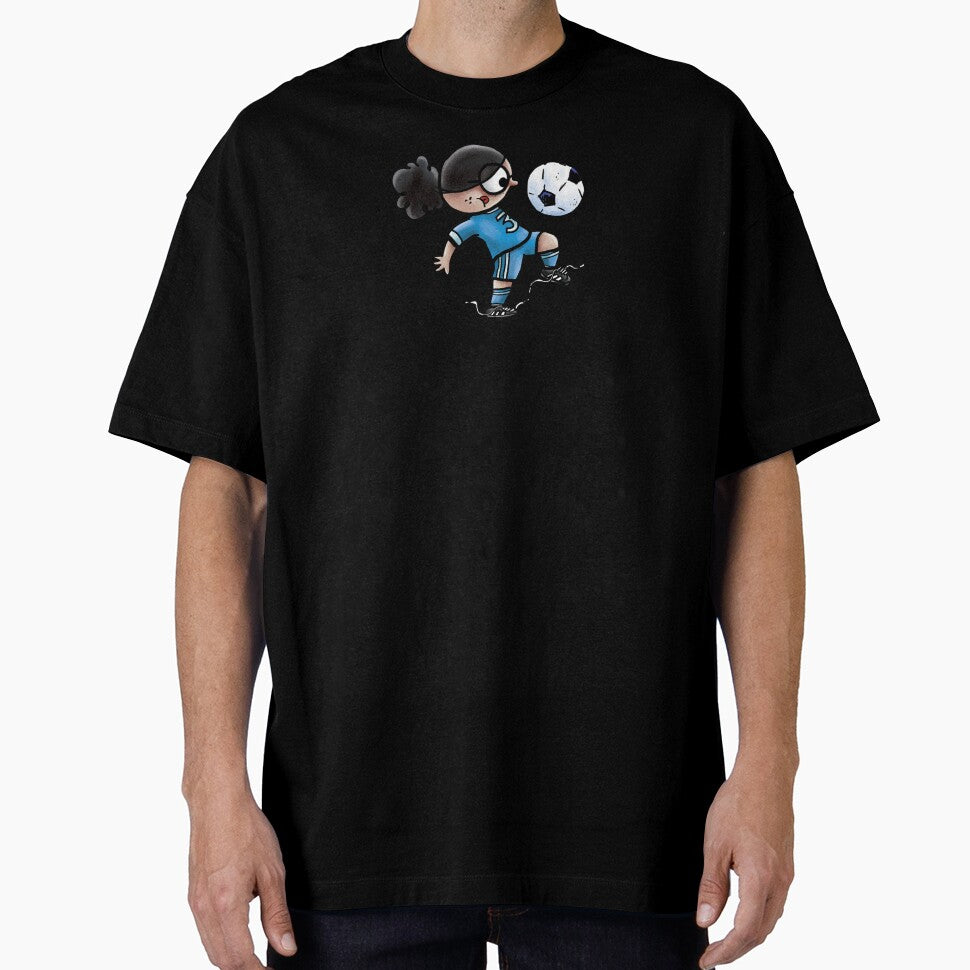 Soccer Kid by cat-cartoonist - Adult & Kids T-Shirts, Sweatshirts & Hoodies apparel design preview 1